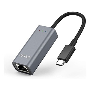 1-Gigabit Anker USB-C to Ethernet Adapter Network Hub $9.99 + Free S&H w/ Prime at Woot!