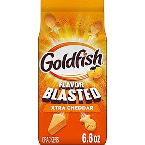 6.6-Oz Goldfish Flavor Blasted Xtra Cheddar Cheese Crackers $1.78 w/ S&S + Free Shipping w/ Prime or on $35+