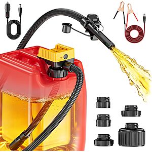 Ecarke 5 GPM Cordless Fuel Transfer Pump w/ Auto Shut-Off & 51" Hose (Compatible w/ DeWalt 20V & Milwaukee 18V Batteries) $41.99 + Free Shipping