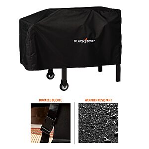 $20.45 FS PRIME AMAZON Blackstone 1529 28" Griddle Cover, Black | Single Shelf, 600D Polyester, Weather-resistant fit Blackstone 22” and 28” Griddles with single side shelves