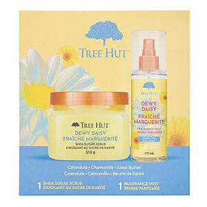 Tree Hut Dewy Daisy Exfoliating Body Scrub & Hydrating Body Spray Gift Set $13.76 w/ S&S + Free Shipping w/ Prime or on $35+