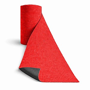 Extra Wide Red Carpet Events Rug 55ft long, for Graduation, Celebrations etc, Non-Slip Commercial Grade Runner Rug by The Foot 2.6 ft Wide $198