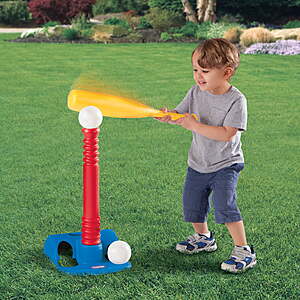 $14.97 FS WMT+ or Store Pick Up Little Tikes TotSports Kids T-Ball Set with Bat and 2 Balls, Ages 18 Months to 4 Years