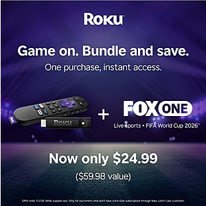 Roku Streaming Stick Plus $24.99