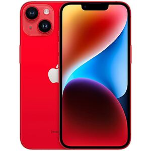 (Refurbished) Apple iPhone 14 128GB Smartphone A2649 Unlocked: Red $258.02, Midnight $258.38 & More + Free Shipping