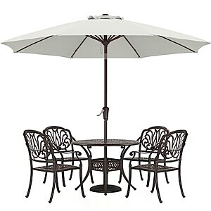 $35.93: ABCCANOPYOutdoor Patio Umbrella, Table Umbrella w/Crank (Various Colors/Sizes 7.5-10FT)