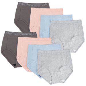 8-Pack: Breezies Signature Women's Jersey Knit Full Brief Panty (Assorted Colors) $19.99 + Free Shipping
