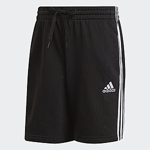 adidas men Essentials French Terry 3-Stripes Shorts $12 + Free Shipping