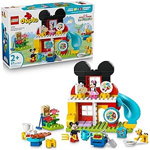 $39.99 | 87-Piece LEGO Duplo - Mickey Mouse Clubhouse with Minnie & Pluto (10465, 2026) at Amazon
