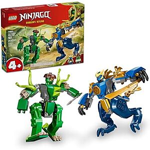 $15.99 | 107-Piece LEGO Ninjago: Dragons Rising Season 4 - Jay's Dragon Mech Fight (71853, 2026) at Amazon