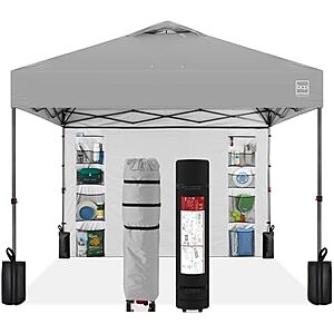 $93.49* | Best Choice Products 10x10ft Pop Up Canopy Tent with Sidewall at Amazon