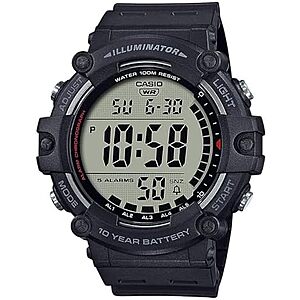 $23.97* | 51.3mm Casio Men's Illuminator AE1500WH Digital Watch (Black) at Amazon