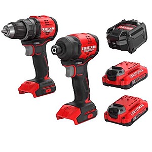 CRAFTSMAN V20 BRUSHLESS RP Cordless Brushless 2 Tool Drill & Impact Driver Kit $143.20 + Free Pickup at Ace
