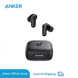 Refurbished: Soundcore Anker P30i Wireless Headphones, 45H Playtime, free S&H, $18.19