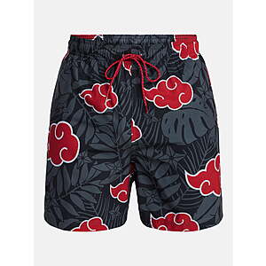 Naruto Men's Akatsuki Print Board Shorts (Various Sizes) $11.45 + Free S&H w/ Walmart+ or on $35+