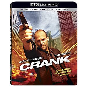 Crank (4K UHD) $11.49 + Free Shipping w/ Prime or on $35+