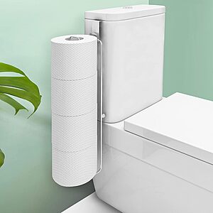4-Roll Over-the-Tank Stainless Steel Toilet Paper Holder $8.39 + Free Shipping w/ Prime or on $35+