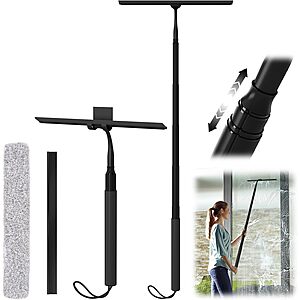 Rakovar 15-51" Extendable Shower Squeegee w/ 13.7" Silicone Blade $10.49 + Free Shipping w/ Prime or on $35+
