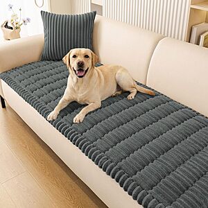 28" x 59" Smiry Non-Slip Washable Sofa Protector (Dark Grey) $21.97 + Free Shipping w/ Prime or on $35+