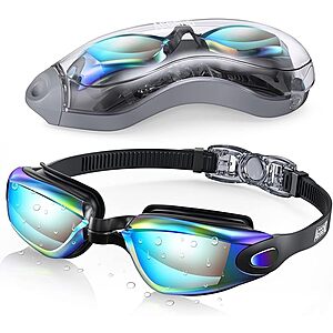 Aegend Men's or Women's Swimming Goggles (Aqua) $3.99 + Free Shipping w/ Prime or on $35+
