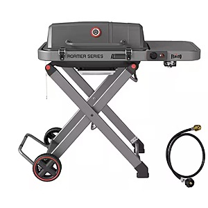 Roamer Series Portable Propane Gas Grill w/ 1lb to 20lb Regulator Hose (Gray) $269.99 + Free Shipping