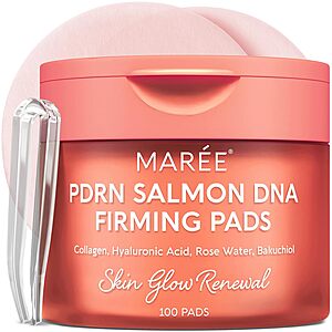 100-Count MAREE PDRN Salmon DNA Facial Toner Pads w/ Collagen $7.99 + Free Shipping w/ Prime or on $35+