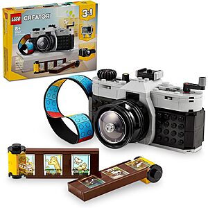261-Piece LEGO Creator 3-in-1 Retro Camera Building Set (31147) $15.99 + Free Shipping w/ Prime or on $35+
