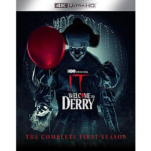 It - Welcome to Derry: The Complete First Season 4K UHD $28.49 Amazon