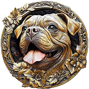 Purdicra 100-Piece Metal French Bulldog Wooden Jigsaw Puzzle (8.5" x 8.4") $6.79 + Free Shipping w/ Prime or on $35+