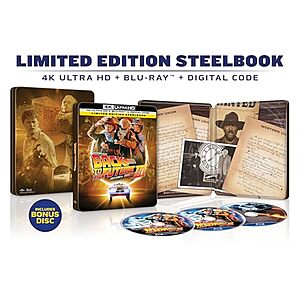 $19.99* | Back to the Future Part III: SteelBook (4K Ultra HD + Blu-ray + Digital 4K) at Amazon