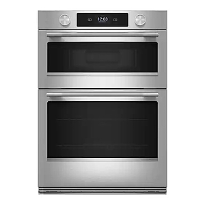 KitchenAid - 30-inch Smart Built-In Electric Double Wall Combination with Microwave and Assisted Cooking Modes - Stainless Steel $3149.99
