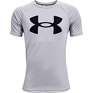$9.35* | Under Armour Boys' Logo Short Sleeve Tee Shirt (Various Colors) at Amazon