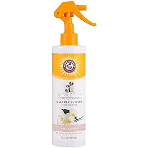 [SnS, AC] $2.57 | 10-Ounce Arm & Hammer Ultra Fresh Waterless Dog Bath Spray (White Jasmine) at Amazon
