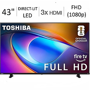 Toshiba 43" V35RU Series FHD (1080p) LED Smart Fire TV (2025) @ Best Buy $99.99