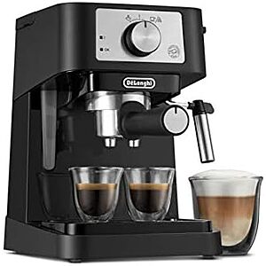 $99* | De'Longhi Stilosa 15 Bar Manual Espresso Machine w/ Milk Frother & Tamper at Amazon