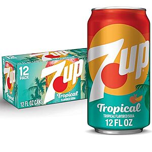 [AC] $11.49 | 3 × 12-Pack 12oz 7UP Tropical Soda Cans ($3.83 each) at Amazon