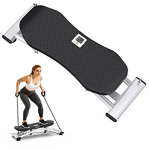 [Prime] 26.4" PASYOU Balance Board w/ Resistance Bands & LCD Display(Black, 330lbs Weight Capacity)  $17.99 + Free Shipping