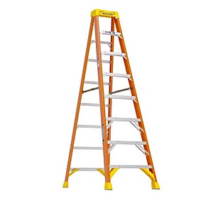 $169.99 ACE HDWR PICK UP Werner 8 ft. H Fiberglass Step Ladder Type IA 300 lb. cap.
