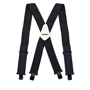 Kobalt Heavy-Duty Work Suspenders (Black) $9.98 + Free Shipping