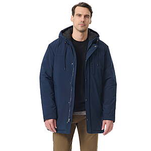 Bass & Co Men's Storm Coat (S-3XL, Black or Navy) $14.37 + Free S&H w/ Walmart+ or on $35+