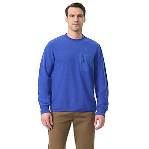 Bass & Co Men's Polar Utility Crew Fleece (S-3XL, Various Colors) $5.33 + Free S&H w/ Walmart+ or on $35+