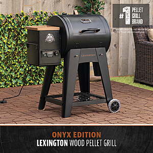 $346 FS WALMART Pit Boss Pellet Smoker, Lexington 500 Square inch Wood Fired Pellet Grill, Onyx Series