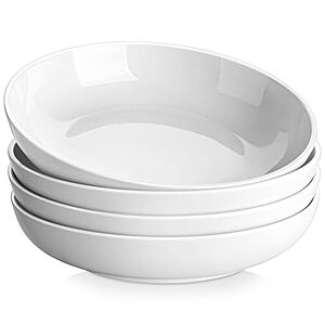 4-Pack 56-Oz MALACASA 10" Porcelain Pasta Bowls (white) $19.79 + Free Shipping w/ Prime or on $35+
