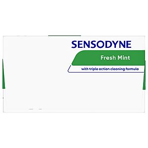 $6.86 S&S/Q Amazon Sensodyne Fresh Mint Sensitive Toothpaste, ADA Accepted Toothpaste for Cavity Prevention and Sensitive Teeth Treatment - 4 Ounces (Pack of 2)