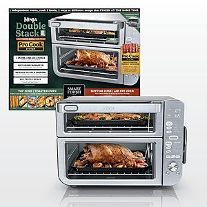 Ninja 12-in-1 Air Fryer & Toaster Oven Combo with Thermometer (DCT651) $229.99 + Free S&H at Amazon