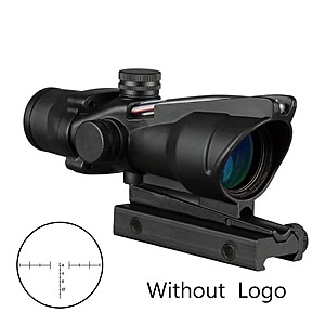 Bestsight 4X32 Hunting Scope with Real Fiber Optics and Red/Green Illuminated Etched Reticle $42.8 + Free Shipping