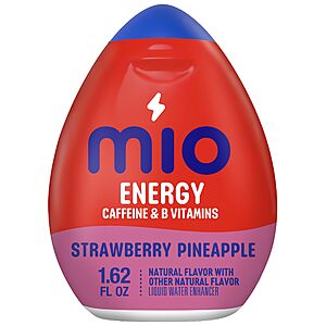 [S&S] $3.32: mio Energy Strawberry Pineapple Flavored Liquid Water Enhancer, 1.62 fl oz Bottle