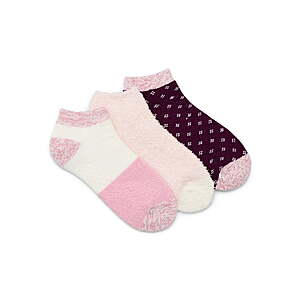 3-Pair Joyspun Women's Double Layer Low Cut Lounge Socks (Sizes 4-10) $2.49 + Free S&H w/ Walmart+ or on $35+
