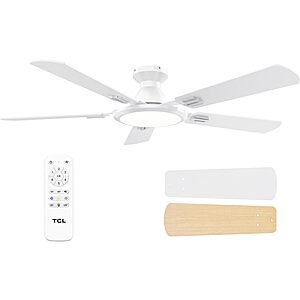 52" TCL Ceiling Fan Light and Remote Control $69.20 + Free S/H