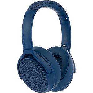 Active Noise Cancelling Bluetooth Headphones w/ Built-in Microphone (Blue) $19.99 + Free Shipping w/ Prime or on $35+